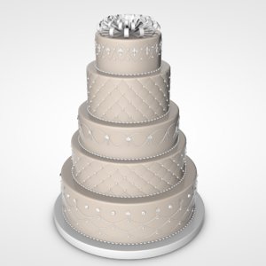 party cake 3D
