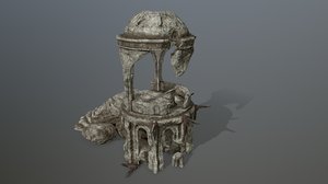 old temple 3D model