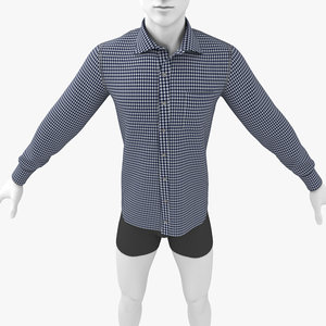 long shirt 3D model