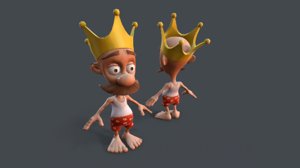 king character 3D