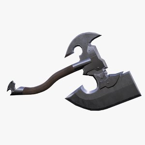 battle axe 3D model
