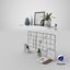 designer shelf set 02 3D