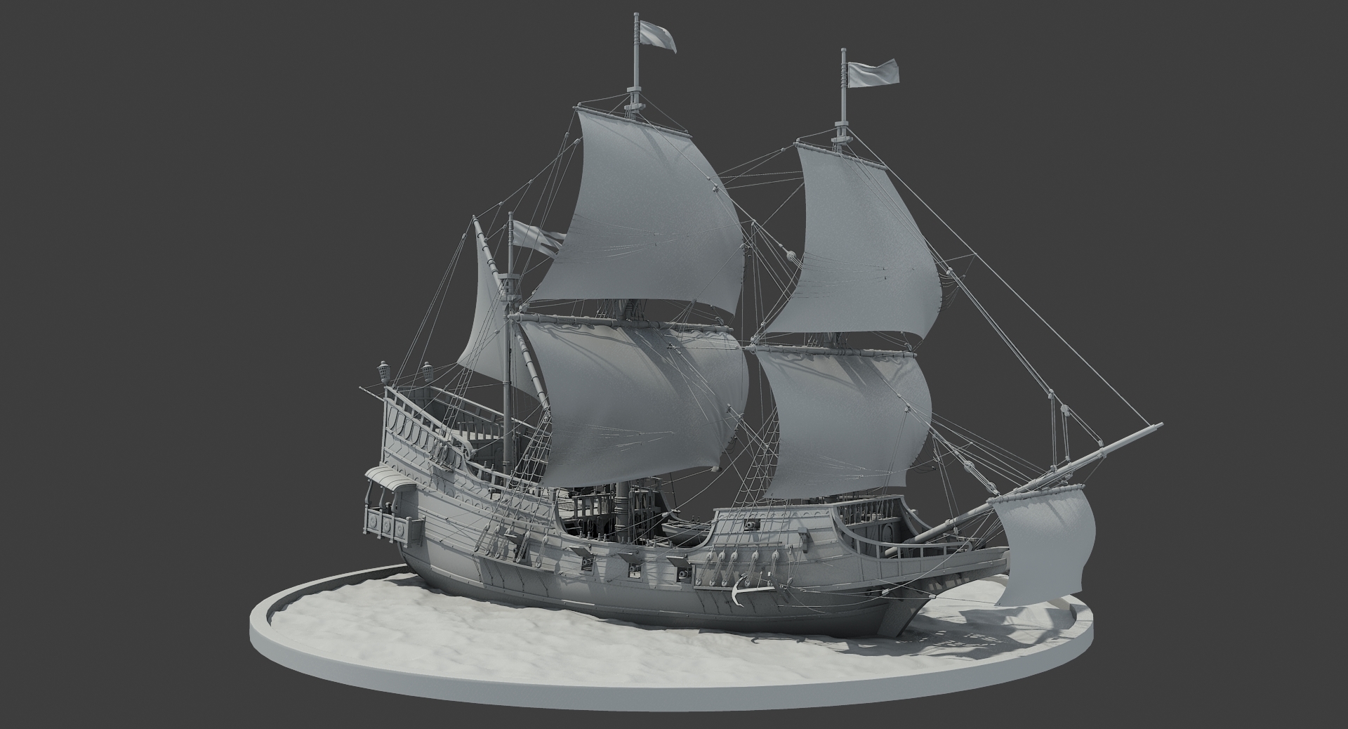 modelo 3d Galeón - TurboSquid 1379827