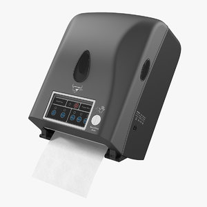 paper towel dispenser generic 3D model