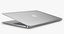 apple macbook air silver 3D model