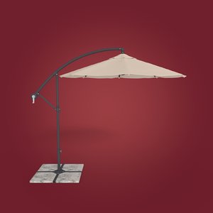 patio umbrella 3D