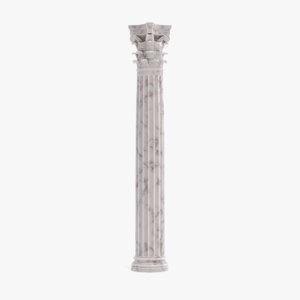 corinthian column 3D model
