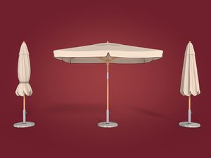3d model outdoor umbrella