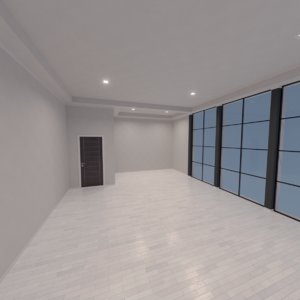 modern interior scene 3D