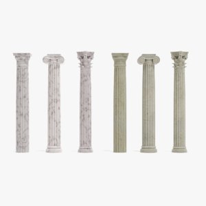 columns pbr 3D