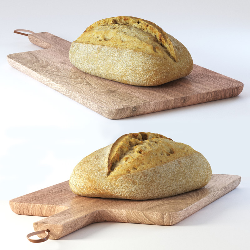 3d simulation bread