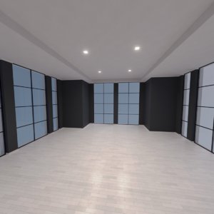 modern interior scene 3D
