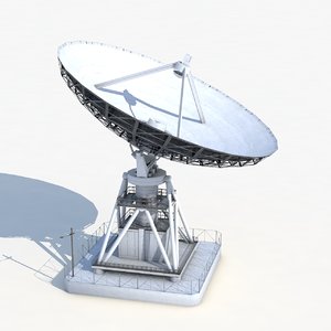 vla radio telescope 3D model