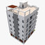 3D model building apartment