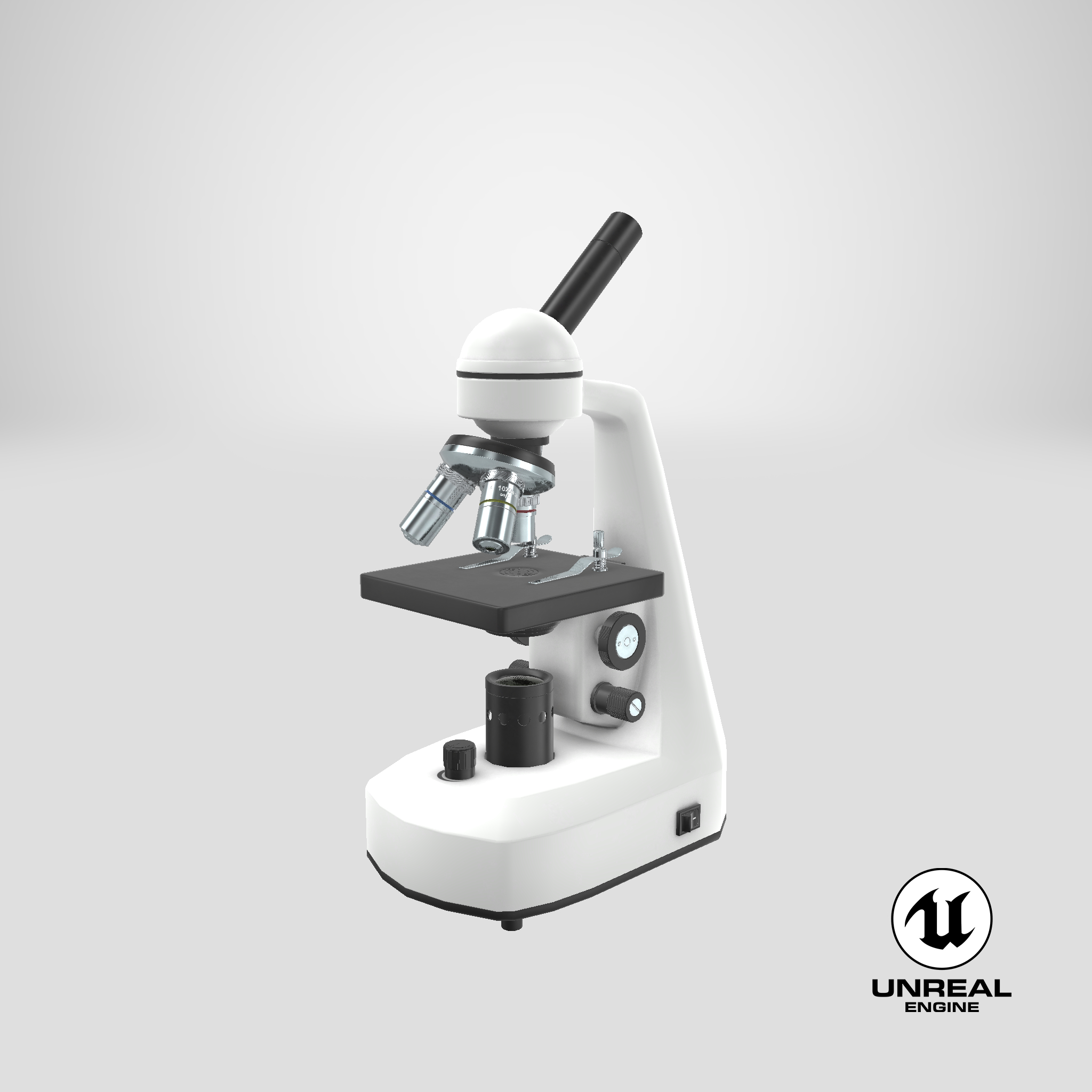 microscope 3d model