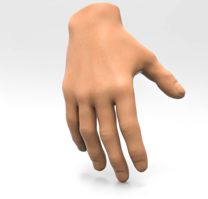 3D human hand TurboSquid 1378362