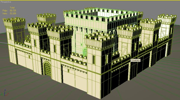 Medieval fortress 3D - TurboSquid 1378077