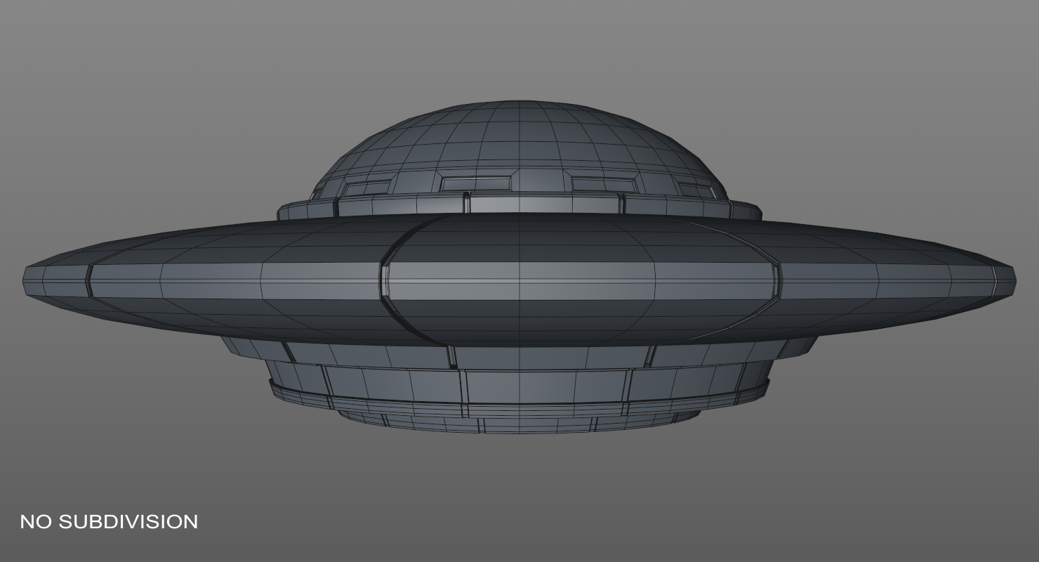 3d model alien spaceship ufo