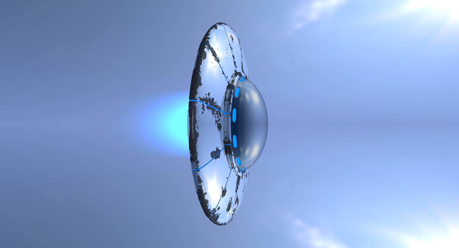 不明飞行物外星人飞船3d模型