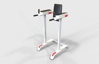 3D vertical knee raise model