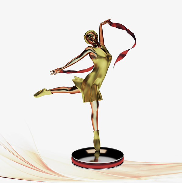 art woman dance sculpture model