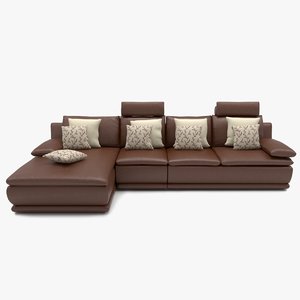3D model sofa l shape