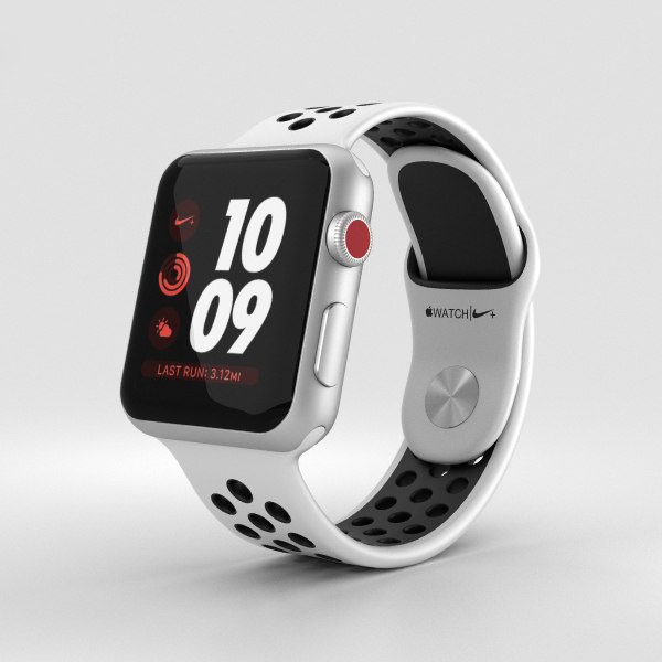 3D модель Apple Watch Series 3 Nike + 