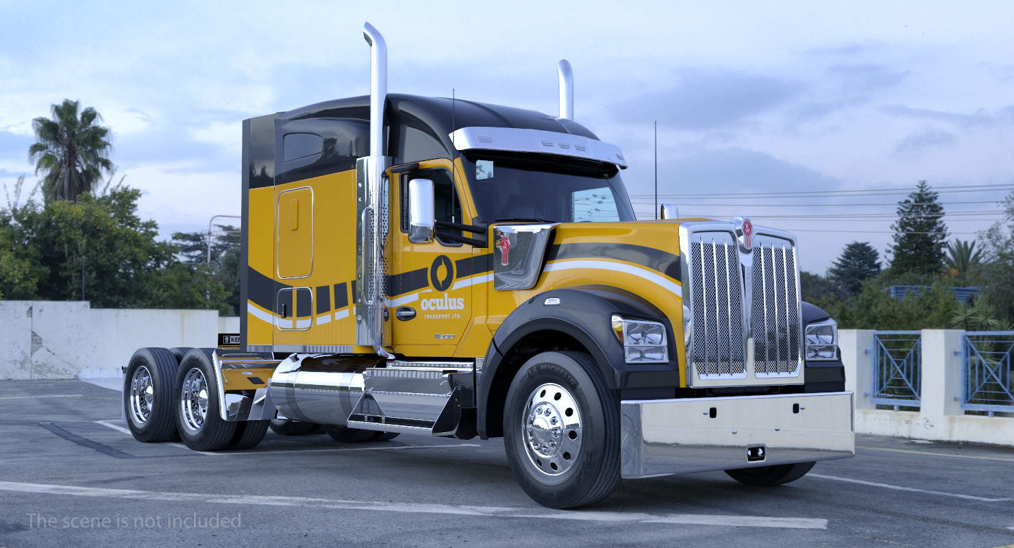 kenworth w990 3d model