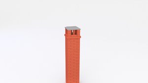 chimney brick model