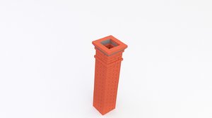 chimney brick 3D model