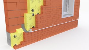 brick wall 3D model