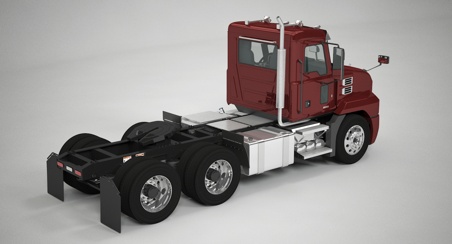 Mack anthem day cab 3D model - TurboSquid 1380982