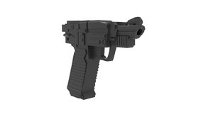 visitor gun single 3D