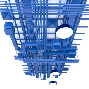 industrial ceiling 3D