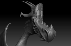 dragon cartoon model