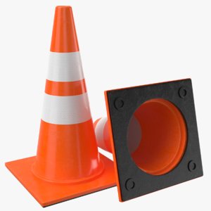 3D traffic cone model