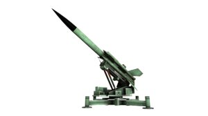 bristol bloodhound missile sam 3D model