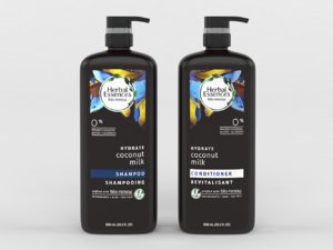 3D herbal essences shampoo conditioner model