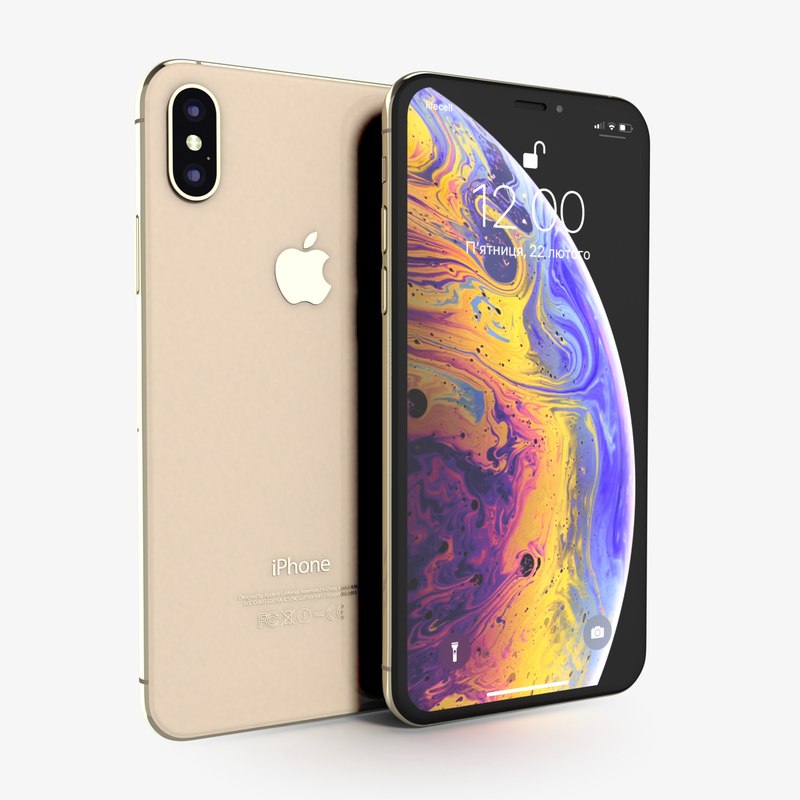 Iphone xs gold фото