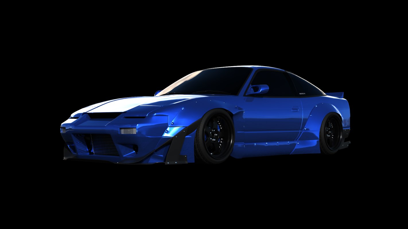 Nissan 180sx Rocketbunny 3d Model Turbosquid 1381556 8627