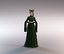 3D model medieval lady