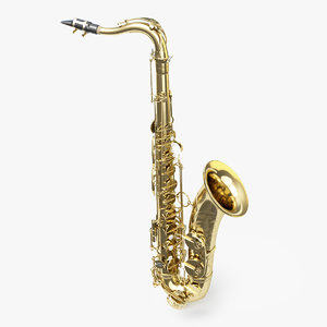 saxophone tenor selmer 3D