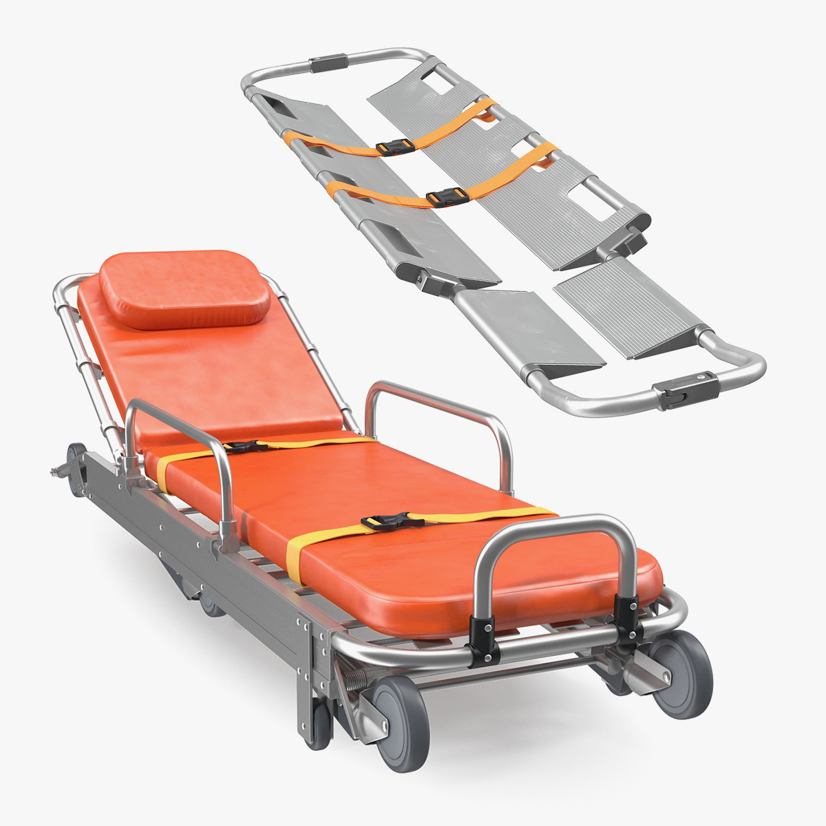 3D Ambulance Stretchers - TurboSquid 1381718