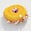donut dessert cake 3D model