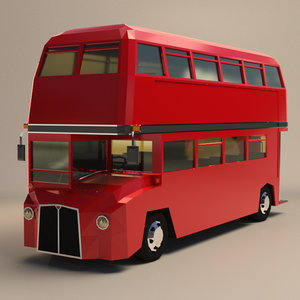 3D london bus