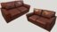 3D old leather couches pbr