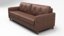 leather sofa set 3D model