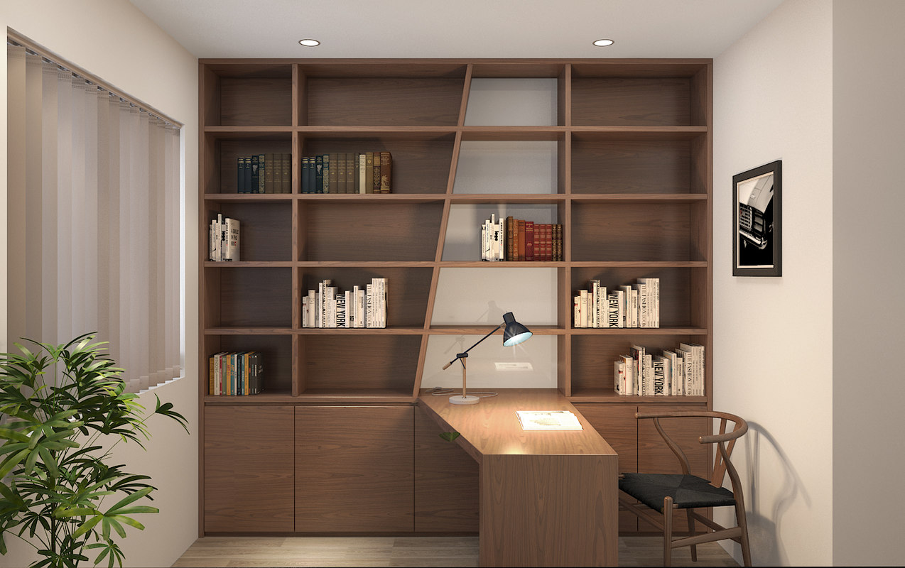 Study studyroom 3D - TurboSquid 1383027