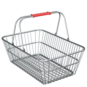metal shopping basket 3D model