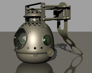 3D ball kerosene bicycle lamp